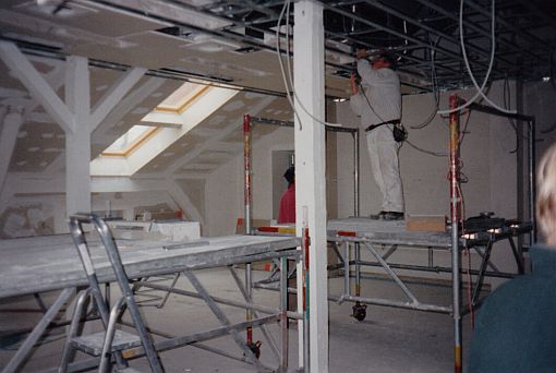 Arbeitszimmer im Rohzustand